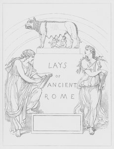 Frontispiece para Lays of Ancient Rome por Lord Macaulay