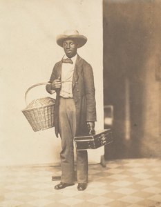 Sam Campus Vendor, de um Yale Class Abum, ca. 1858.