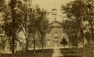 Bulfinch Hall, 1851-1864 (albumen visit-card)