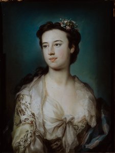 Retrato de Lady Dorothy Boyle, Condessa de Euston (pastel sobre papel) de George Knapton