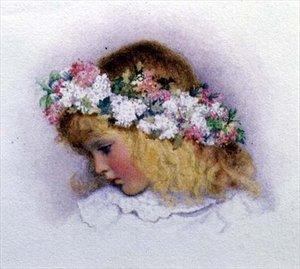 A Rainha de Maio (aguarela sobre papel)