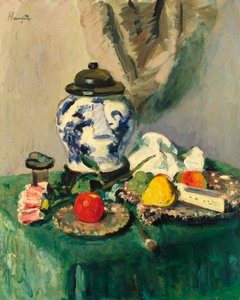Natureza morta (óleo sobre tela) de George Leslie Hunter