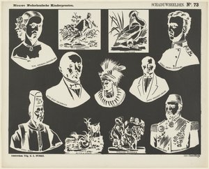 Imagens de sombra (título no objeto) Novas estampas infantis holandesas (título da série no objeto) de George Lodewijk Funke