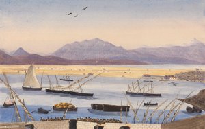 Parte da Baía de Gibraltar, as Linhas de Espanha de George Lothian Hall