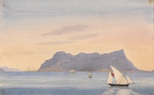 O Rochedo de Gibraltar de Algeciras (Espanha)