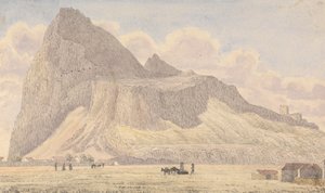 O Rochedo de Gibraltar, a partir da Sala da Guarda Norte