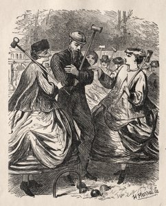Nosso Croquet Party, 1864.