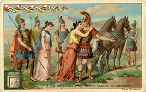 As Guerras de Tróia: Adeus de Hector à Andromache