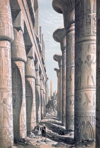 Grande templo, Karnac, Egito, século XIX