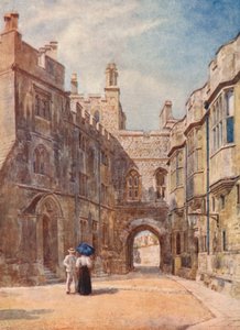 A Porta Normanda (litografia a cores)