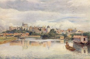 Windsor from the River (litografia a cores)