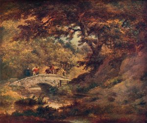 Uma cena da floresta, c1795 de George Morland