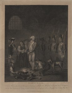 Lafayette na prisão de Olmütz de George Morland