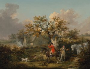 Tiro à perdiz de George Morland