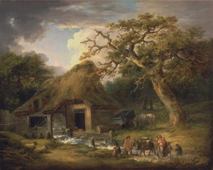 O antigo moinho de água de George Morland