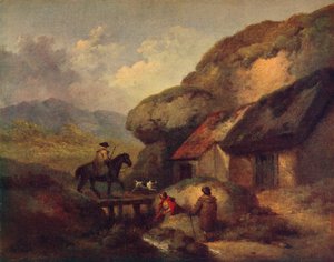 O Viajante, c1795 de George Morland