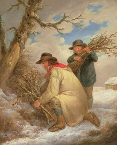 Colectores de Galhos na Neve de George Morland