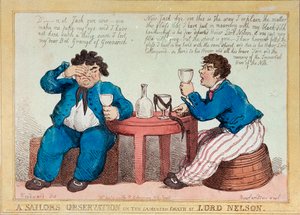 Observações de um marinheiro sobre a lamentável morte de Lord Nelson de George Moutard Woodward