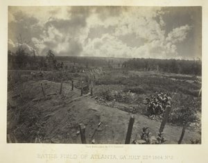 Campo de batalha de Atlanta, GA, n.º 2 de George N. Barnard