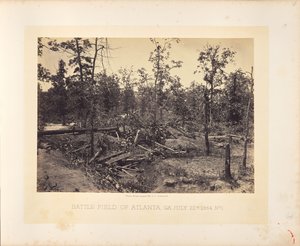 Campo de batalha de Atlanta, Geórgia, 22 de julho de 1864, n.º 1 de George N. Barnard