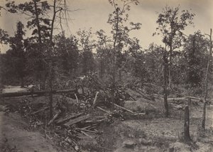 Campo de Batalha de Atlanta, Geórgia, 22 de julho de 1864 nº 1, década de 1860. de George N. Barnard