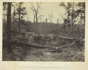 Campo de batalha da Igreja de Nova Esperança, GA, n.º 2 de George N. Barnard