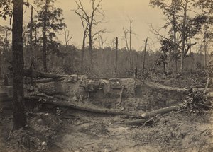 Campo de batalha de New Hope Church, Geórgia, n.º 2 de George N. Barnard