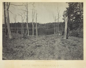Campo de batalha de Resacca, GA, n.º 1 de George N. Barnard