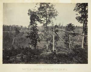 Campo de batalha de Resacca, GA, n.º 2 de George N. Barnard