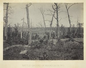 Campo de batalha de Resacca, GA, n.º 3 de George N. Barnard