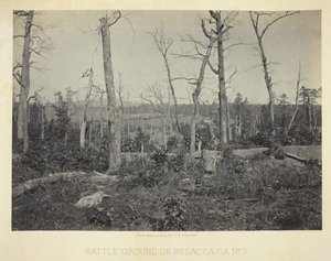 Campo de Batalha de Resacca, GA, nº 3, 1866. de George N. Barnard