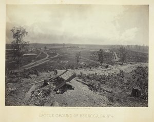 Campo de Batalha de Resacca, GA, nº 4, 1866. de George N. Barnard