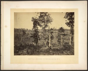 Campo de batalha de Resacca, Ga. N.º 2 de George N. Barnard