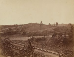 Campo de batalha em Atlanta, 1864 (foto) de George N. Barnard