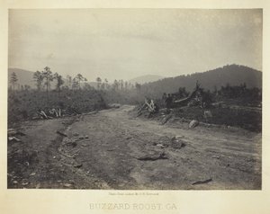 Buzzard Roost, GA de George N. Barnard