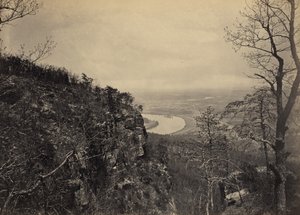 Vale de Chattanooga a partir de Lookout Mountain, n.º 2 de George N. Barnard