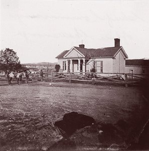 Gabinete do Comissariado Chefe, Chattanooga, ca. 1864. de George N. Barnard
