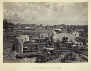 Cidade de Atlanta, GA, n.º 1 de George N. Barnard
