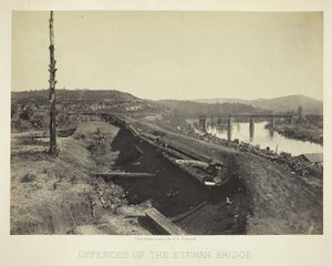 Defesas da ponte de Etawah de George N. Barnard