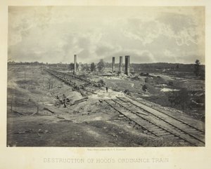 Destruição do comboio de ordenanças de Hood de George N. Barnard
