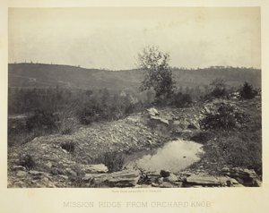 Mission Ridge a partir de Orchard Knob de George N. Barnard