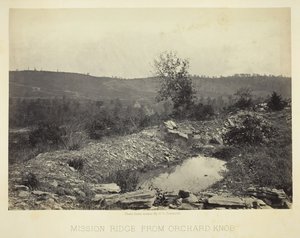 Mission Ridge de Orchard Knob, 186466. de George N. Barnard