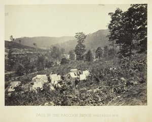 Passe no Raccoon Range, Whiteside No. 2, 1864. de George N. Barnard