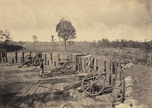 Obras rebeldes em frente de Atlanta, Geórgia, n.º 2 de George N. Barnard