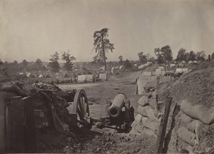 Rebel Works in Front of Atlanta, Georgia No. 3, década de 1860. de George N. Barnard