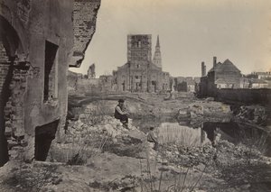 Ruínas em Charleston, Carolina do Sul, década de 1860.