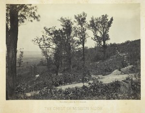 A Crista de Mission Ridge de George N. Barnard