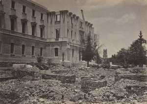 O Novo Capitólio, Columbia, Carolina do Sul, década de 1860. de George N. Barnard