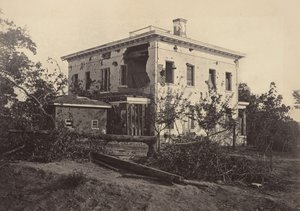 A Casa Potter, Atlanta, década de 1860. de George N. Barnard
