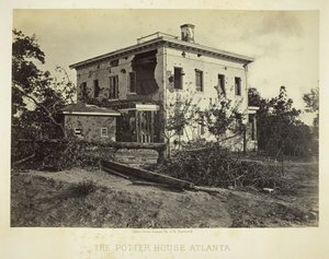 A Casa Potter Atlanta, 1864.